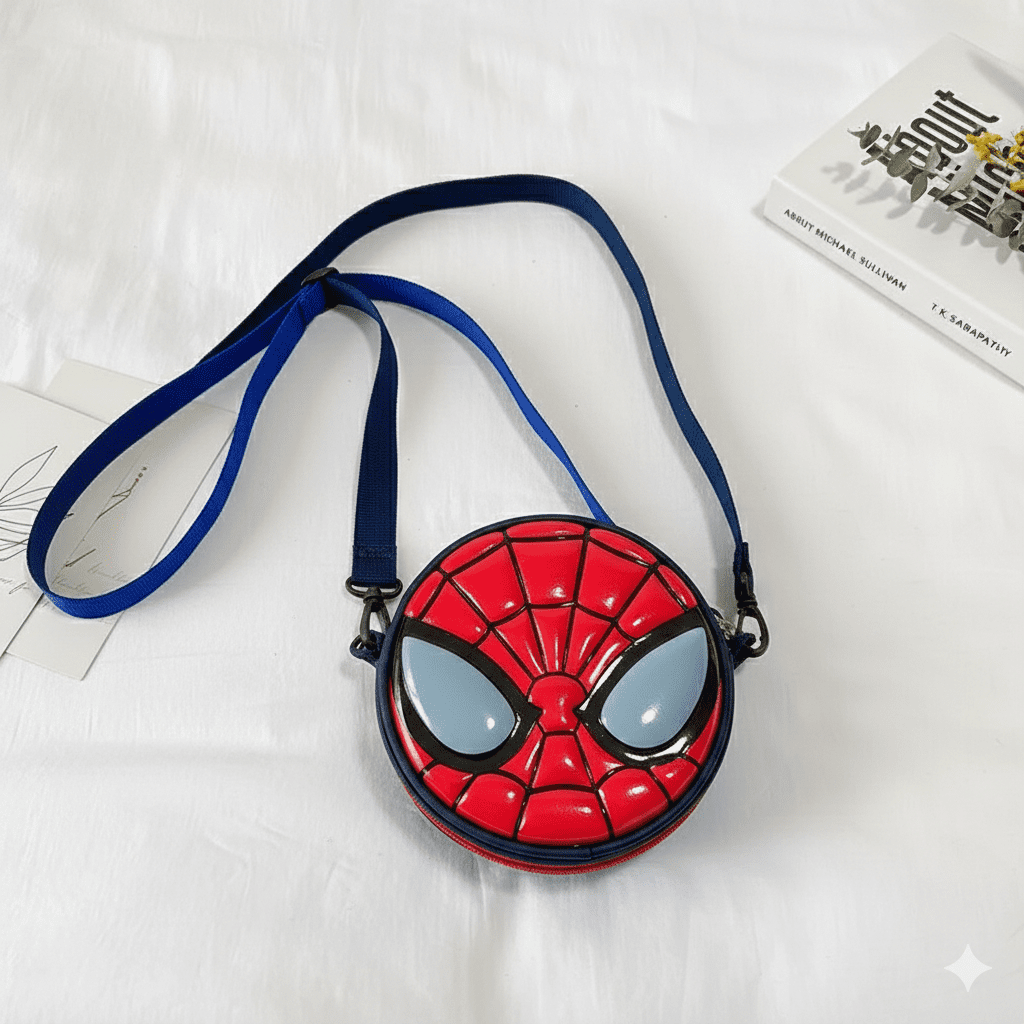 شنطة سبايدر مان دائرية
