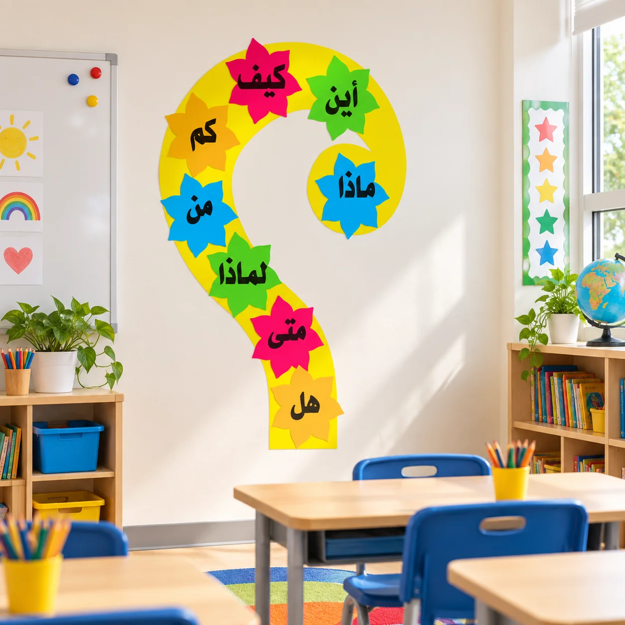ديكور أدوات الاستفهام