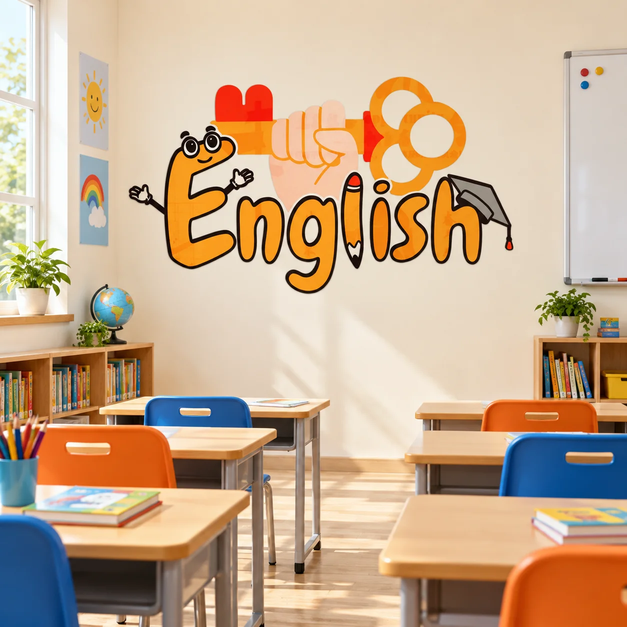 ديكور مفتاح اللغات
