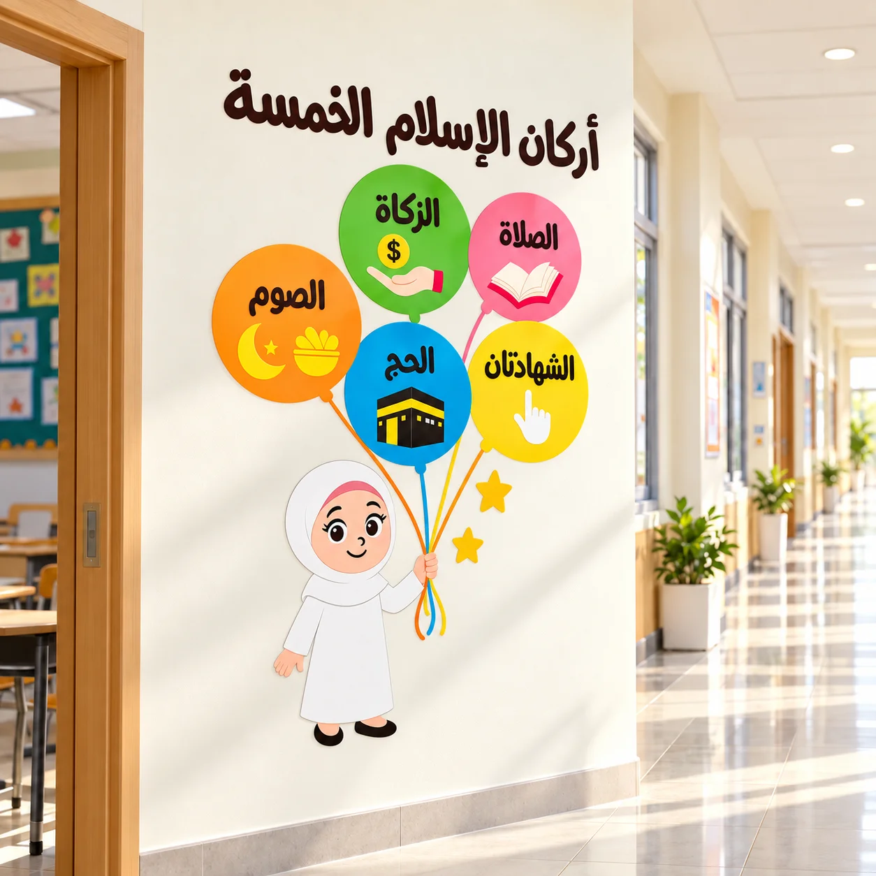 ديكور أركان الإسلام