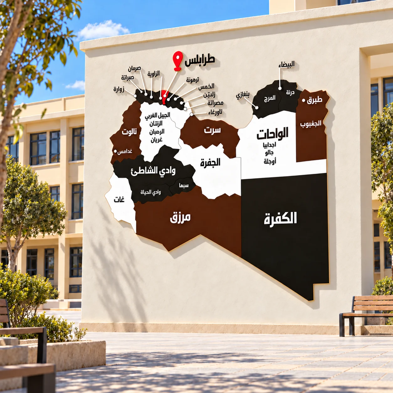 ديكور جغرافيا ليبيا